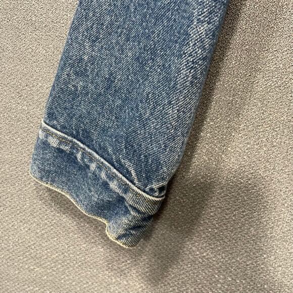 Vintage Levis Denim Trucker Jean Jacket 71506-0216 Made In USA Size 42L 80s (42) - Picture 8 of 15